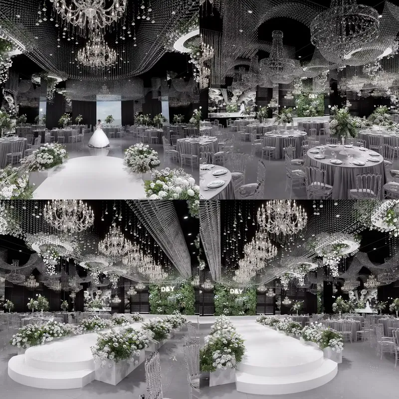 Wedding Solution - Customized Large Luxury LED Chandelier for