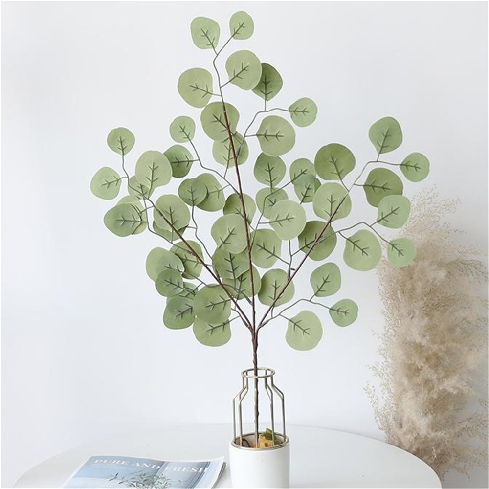 Flower Girl Basket - Eucalyptus Leaf Vine Artificial Plants Christmas
