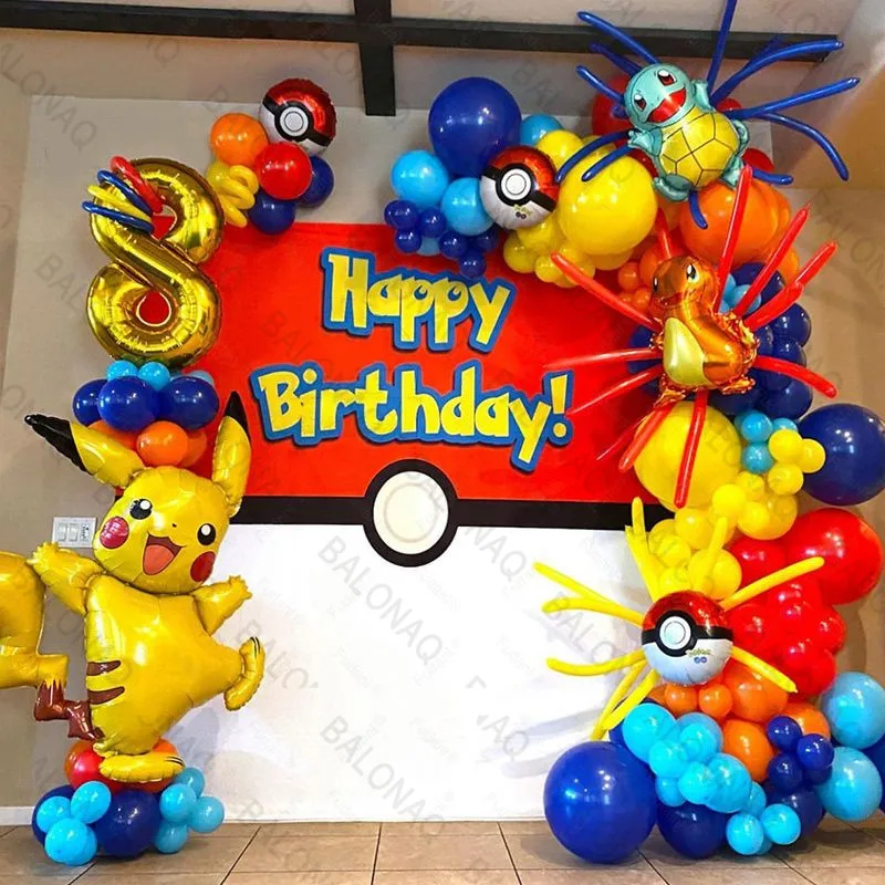 84pcs Pikachu Party Balloons G - Wedding Balloon Arch review and price