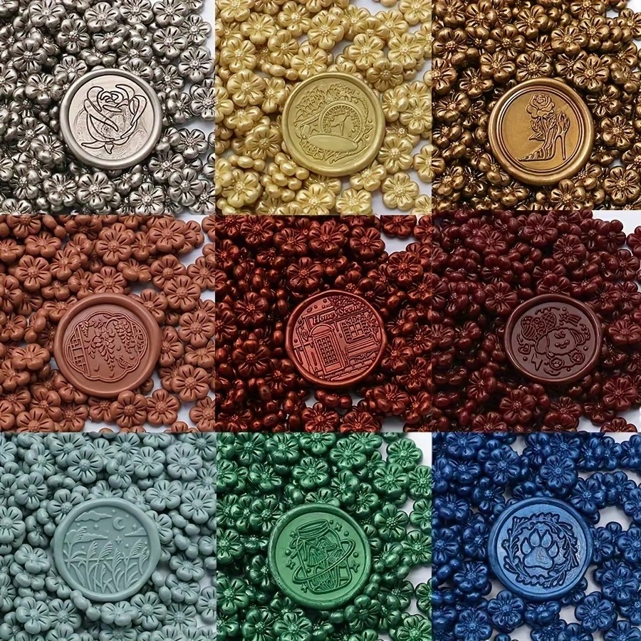 Flower-Shaped Sealing Wax Bead - Wedding Sutra review and price