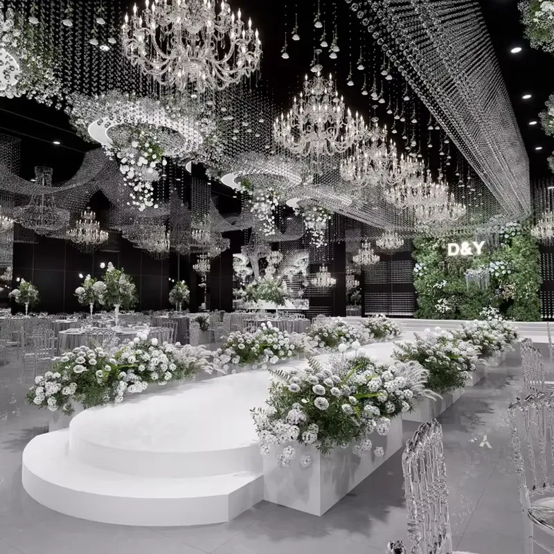 Customized Large Luxury LED Ch - Wedding Solution review and price