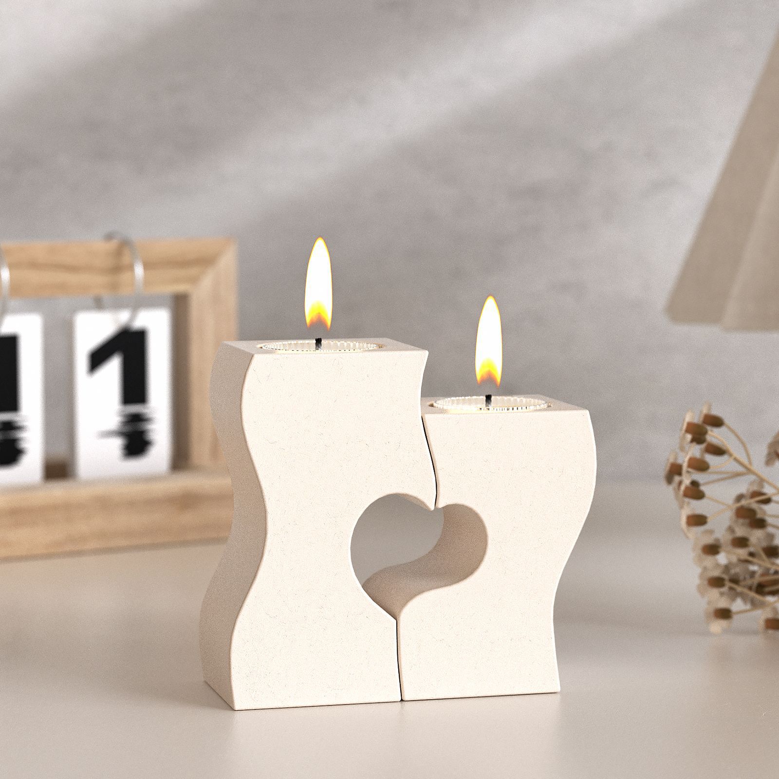 S Heart Candlestick Silicone M - Unity Candle Set review and price