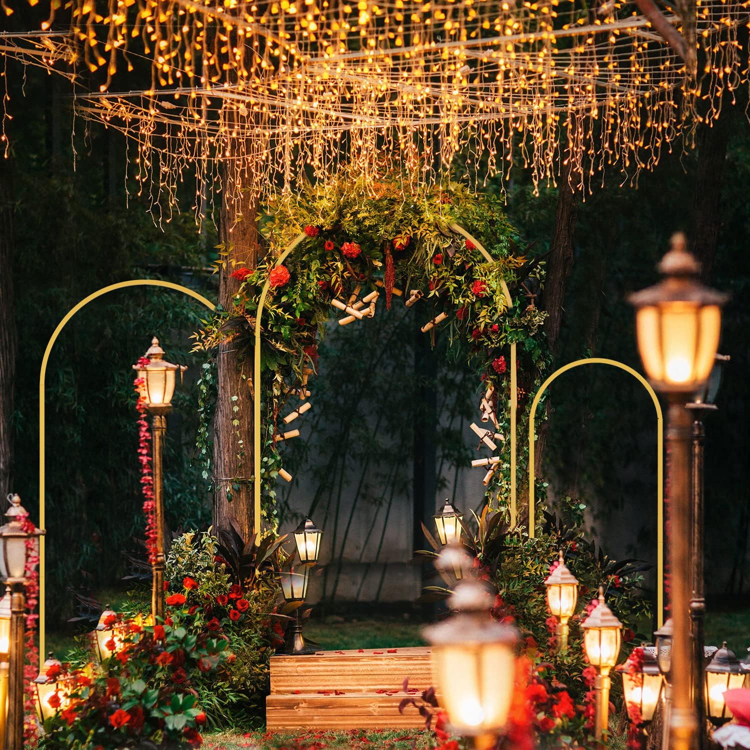 1pc Gold Metal Arch Backdrop S - Wedding Balloon Arch review and price