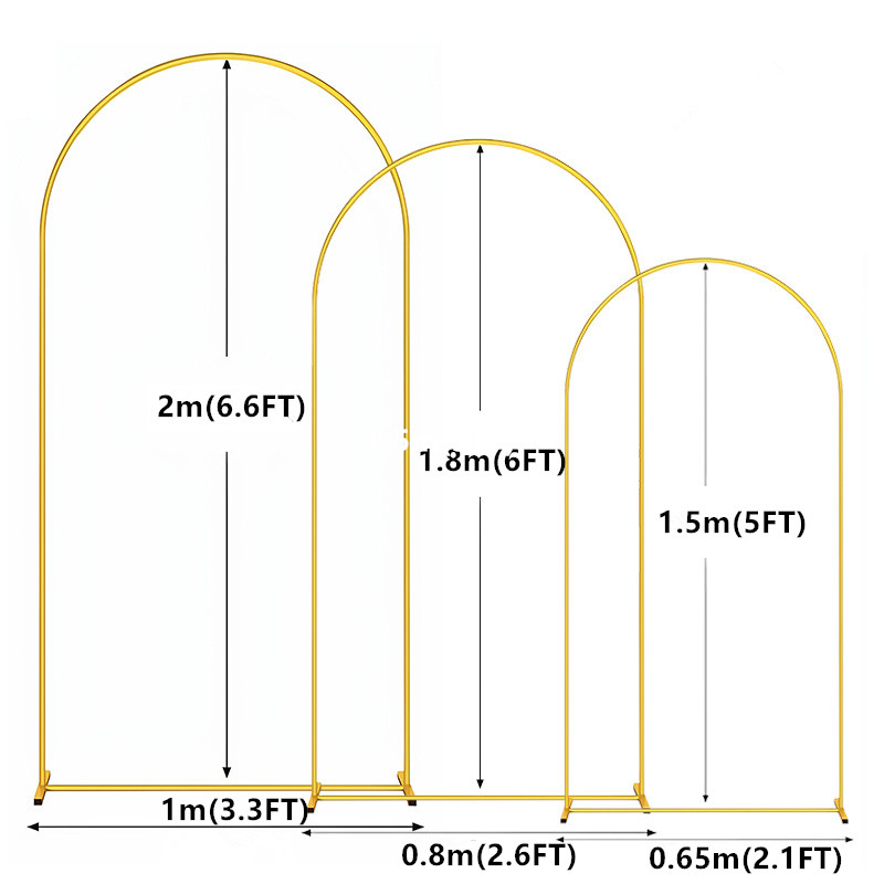1pc Gold Metal Arch Backdrop S - Wedding Balloon Arch review and price