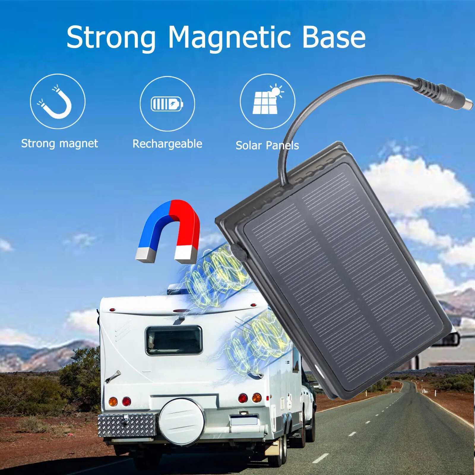 Magnetic Solar Rechargeable Po - Wedding Power Supply review and price