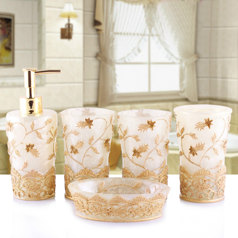 European Style Emboss Resin Ba - Wedding Bathroom Supply Kit review and price