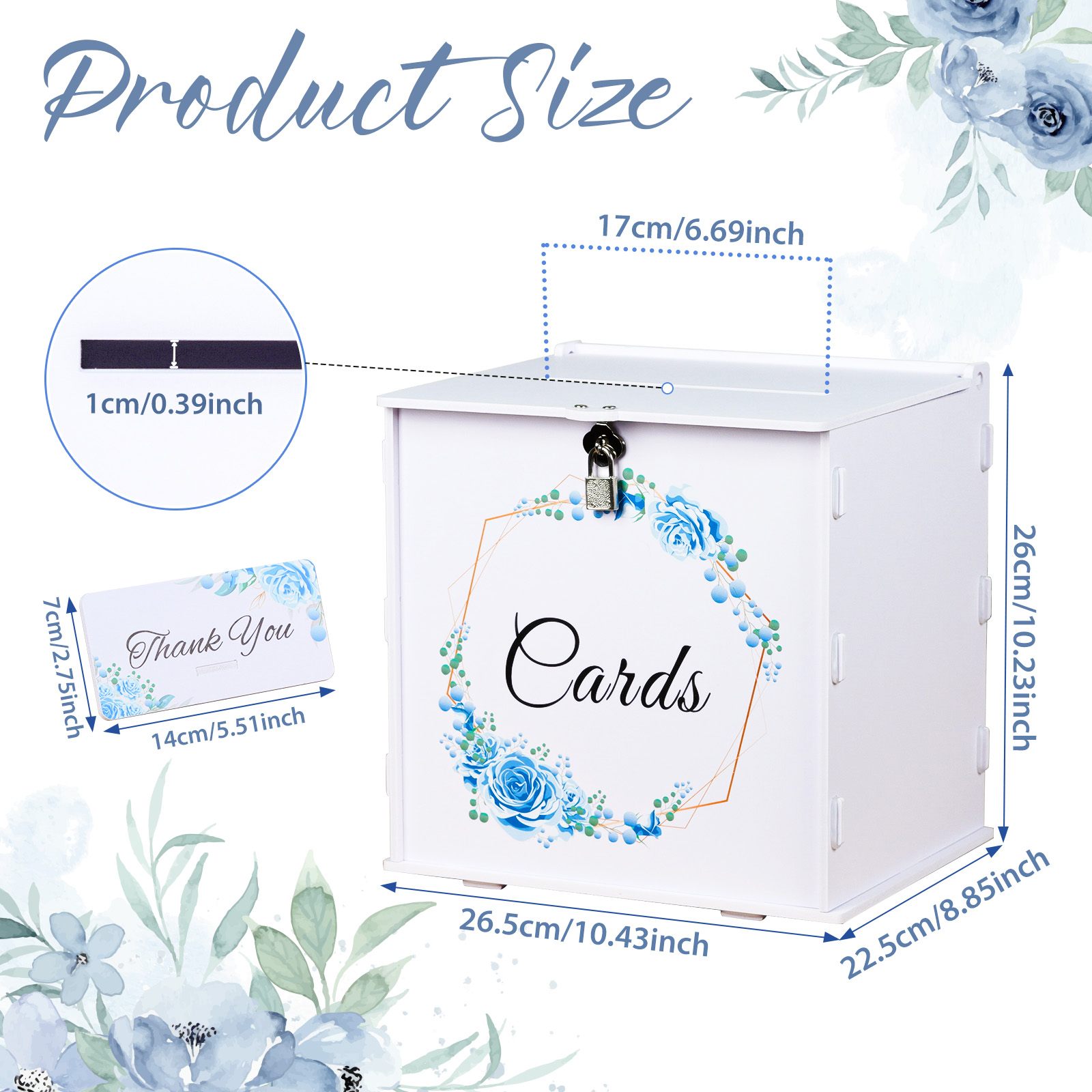 White Wedding Card Box for Rec - Wedding Sutra review and price