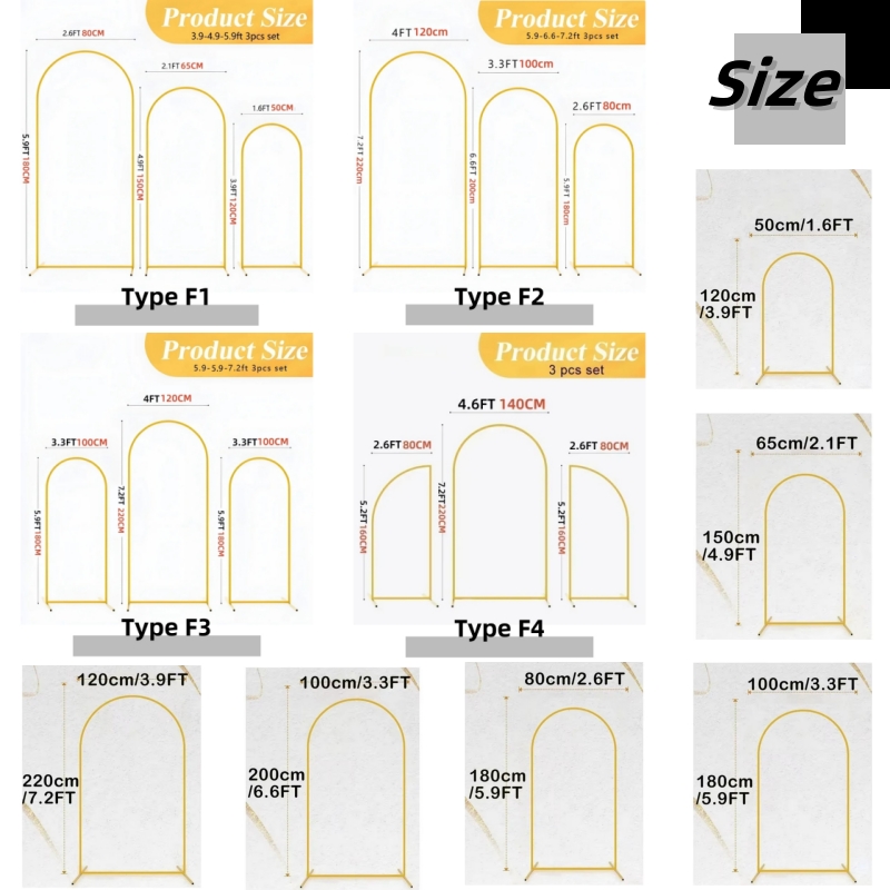 EU Warehouse Gold Metal Balloo - Wedding Balloon Arch review and price
