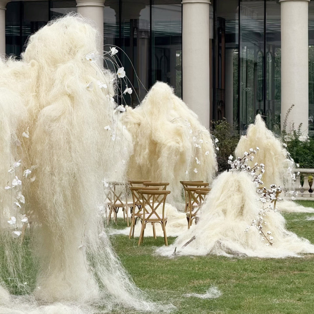 Decorative Colored Hemp Silk F - Supply Wedding Venue review and price