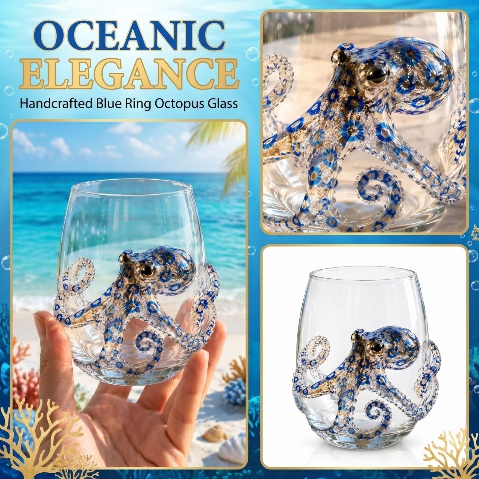 Artisanal Blue Ringed Octopus  - Wedding Fountain review and price